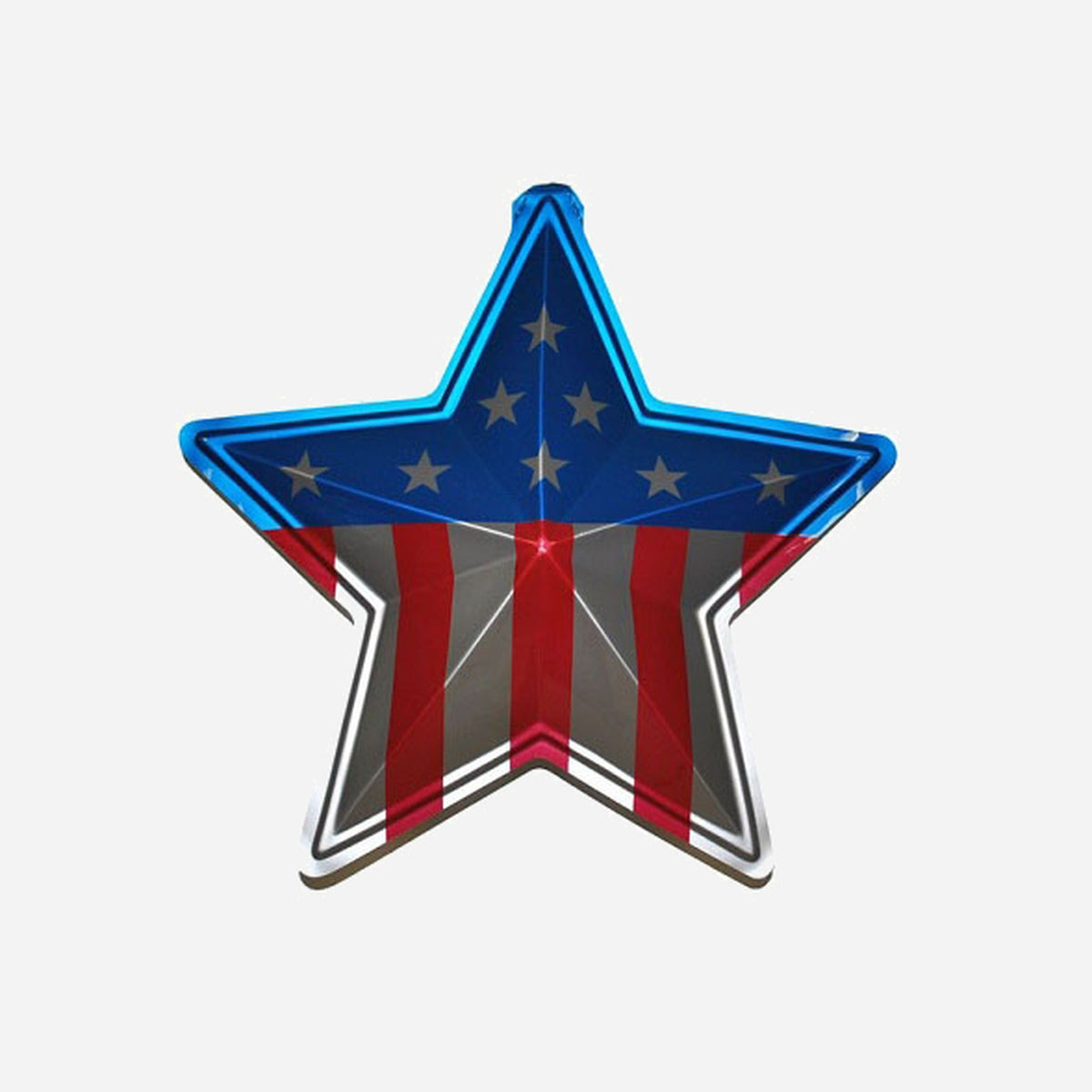 Décoration murale étoile USA 45 × 45 cm