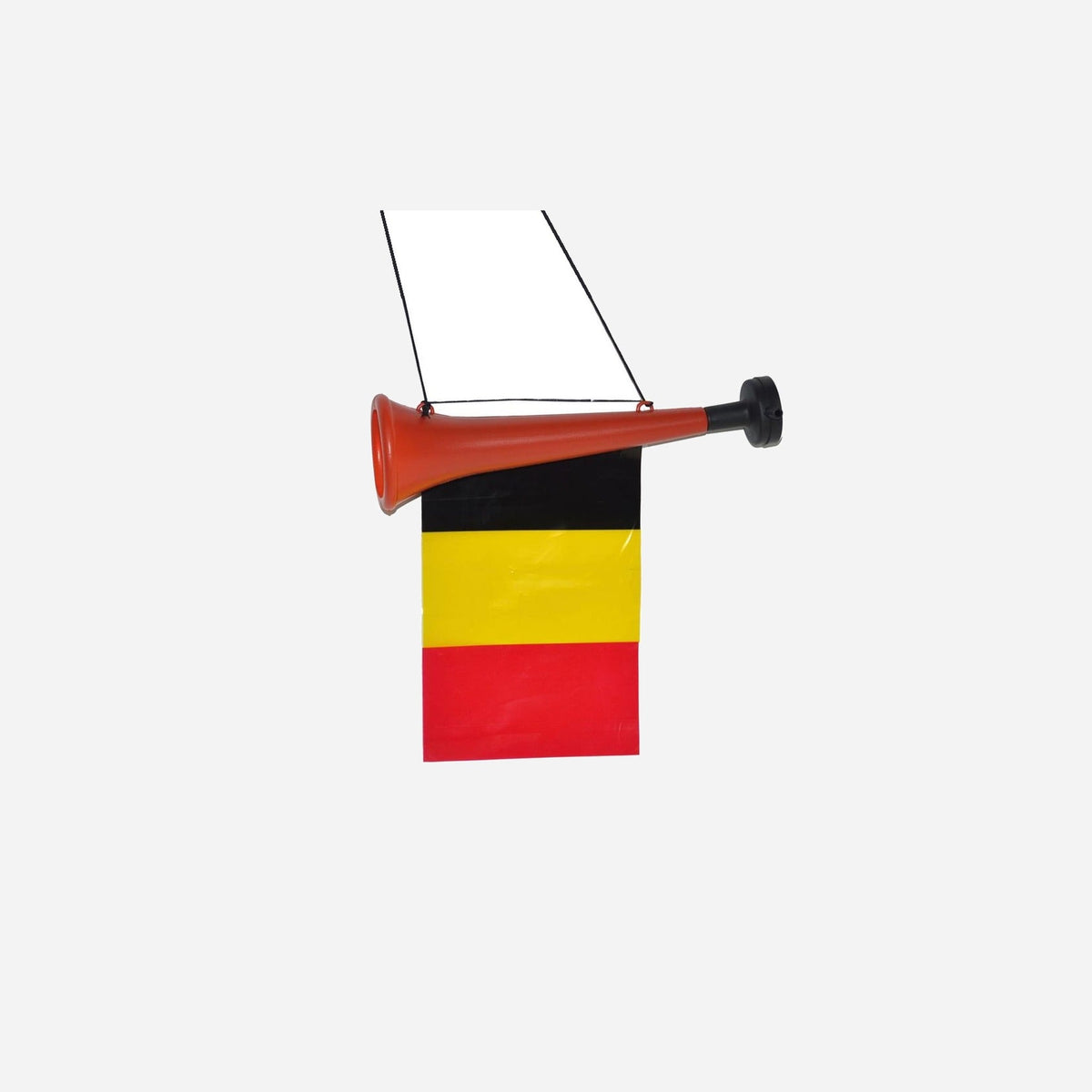 Trompette avec drapeau belgique