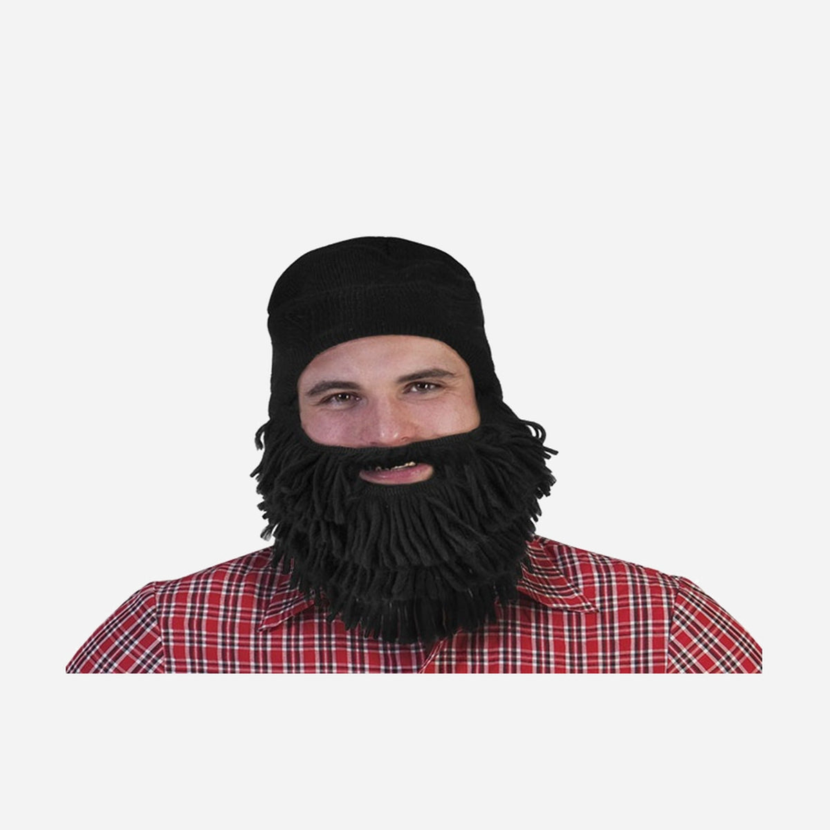 Chapeau avec barbe attachée noir
