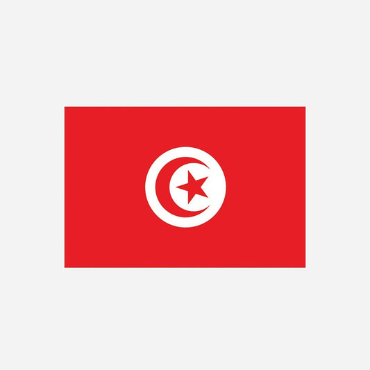 Drapeau tunisie 90 × 150 cm