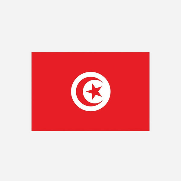 Drapeau tunisie 90 × 150 cm
