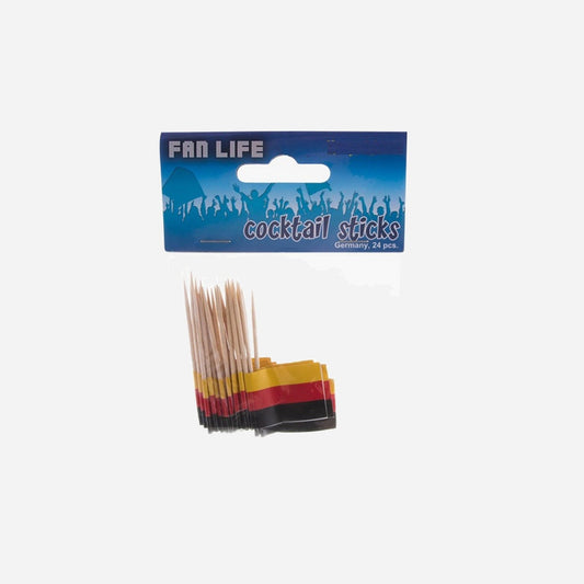 Lot de 24 piques apéritifs allemagne