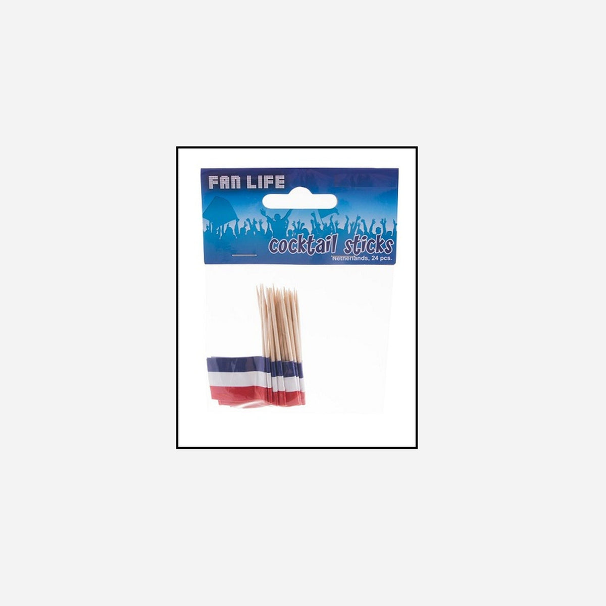 Lot de 24 piques apéritifs hollande pays-bas 7 cm