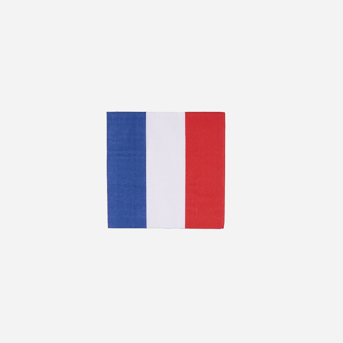 Lot de 20 serviettes en papier france 33 × 33 cm