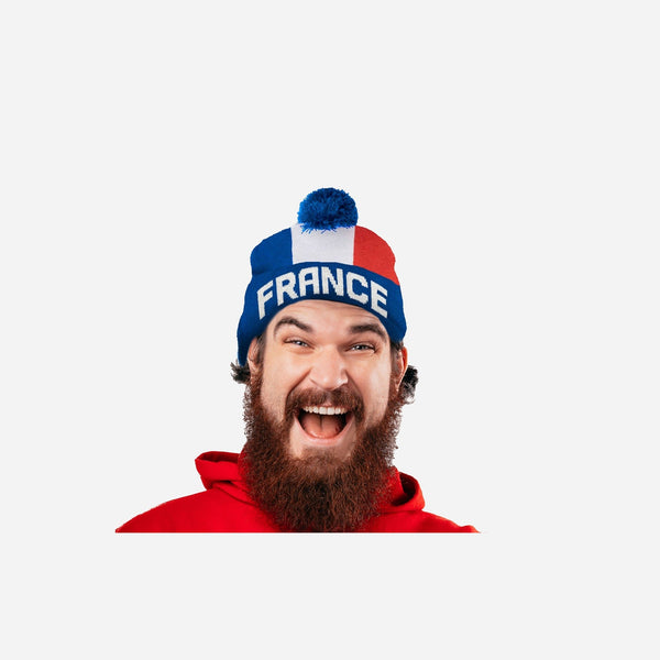 Bonnet france avec pompon