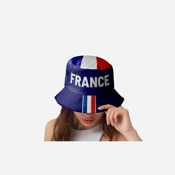 Chapeau bob supporter france adulte