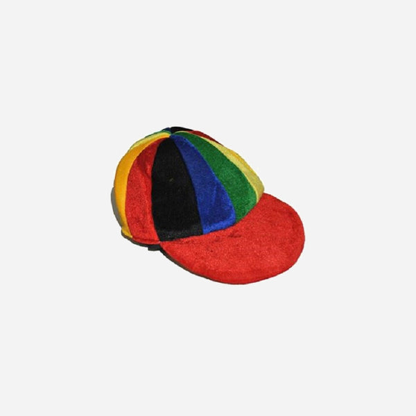 Casquette de clown multicolore adulte fantaisie