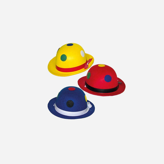 Chapeau de clown en feutrine assorti pour enfant