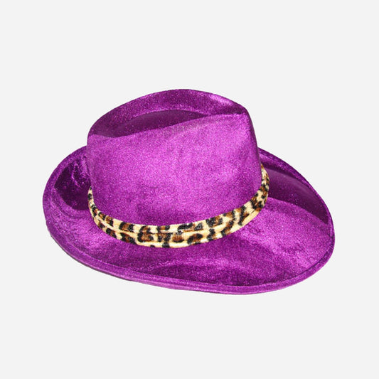 Chapeau Pimp Fuchsia en feutrine