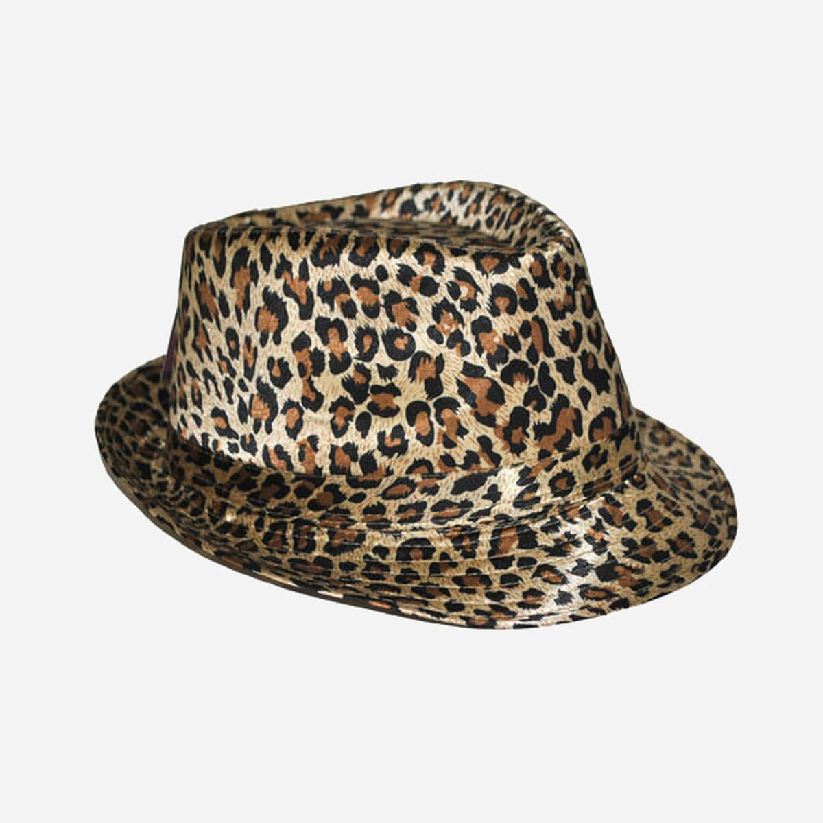 Chapeau trilby léopard