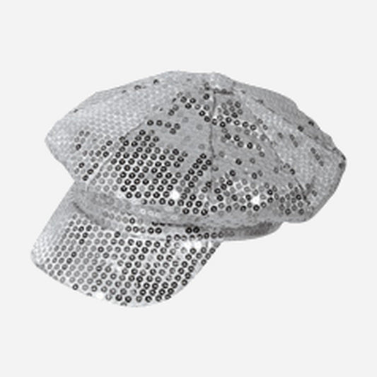 Casquette à sequins fantaisie