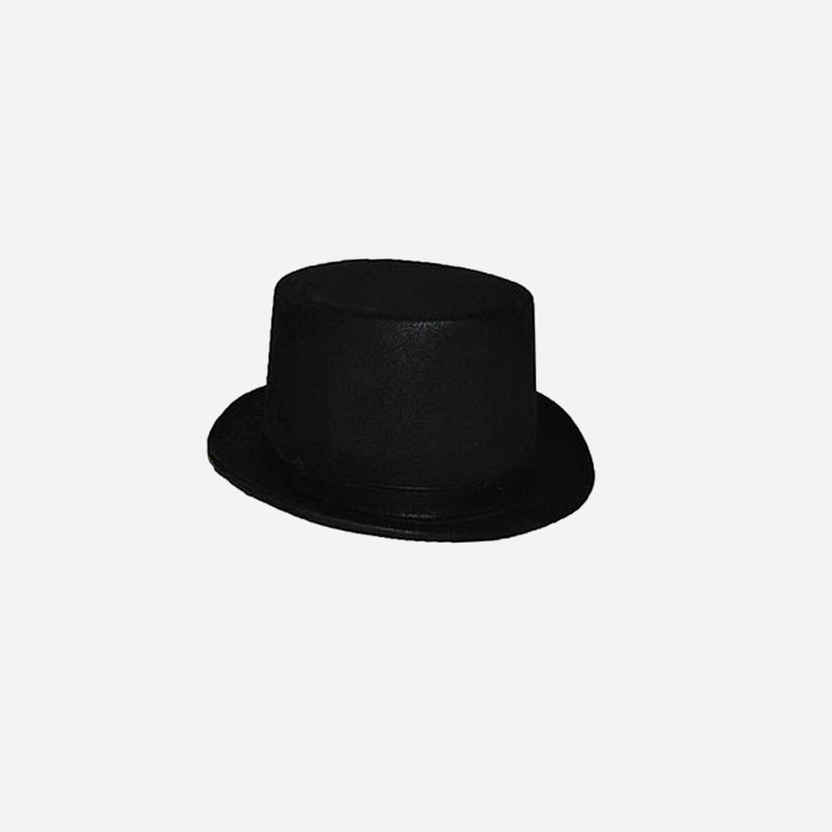 Chapeau haut de forme style cuir 12 cm