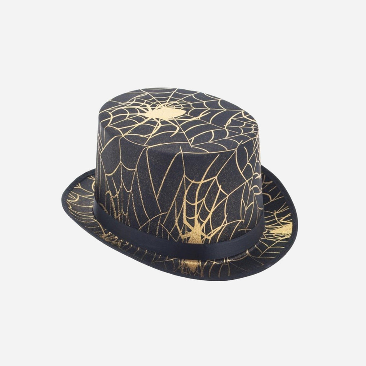 Chapeau haut de forme motifs araignée