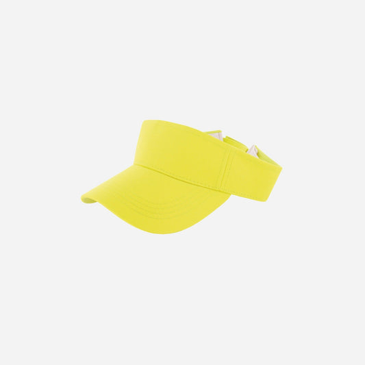 Casquette visière fluo jaune