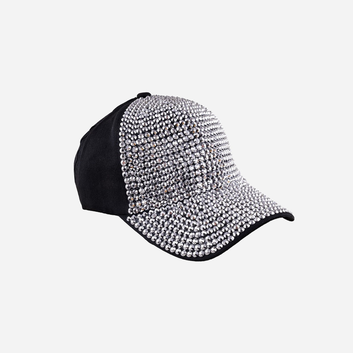 Casquette baseball avec strass argent adulte fantaisie