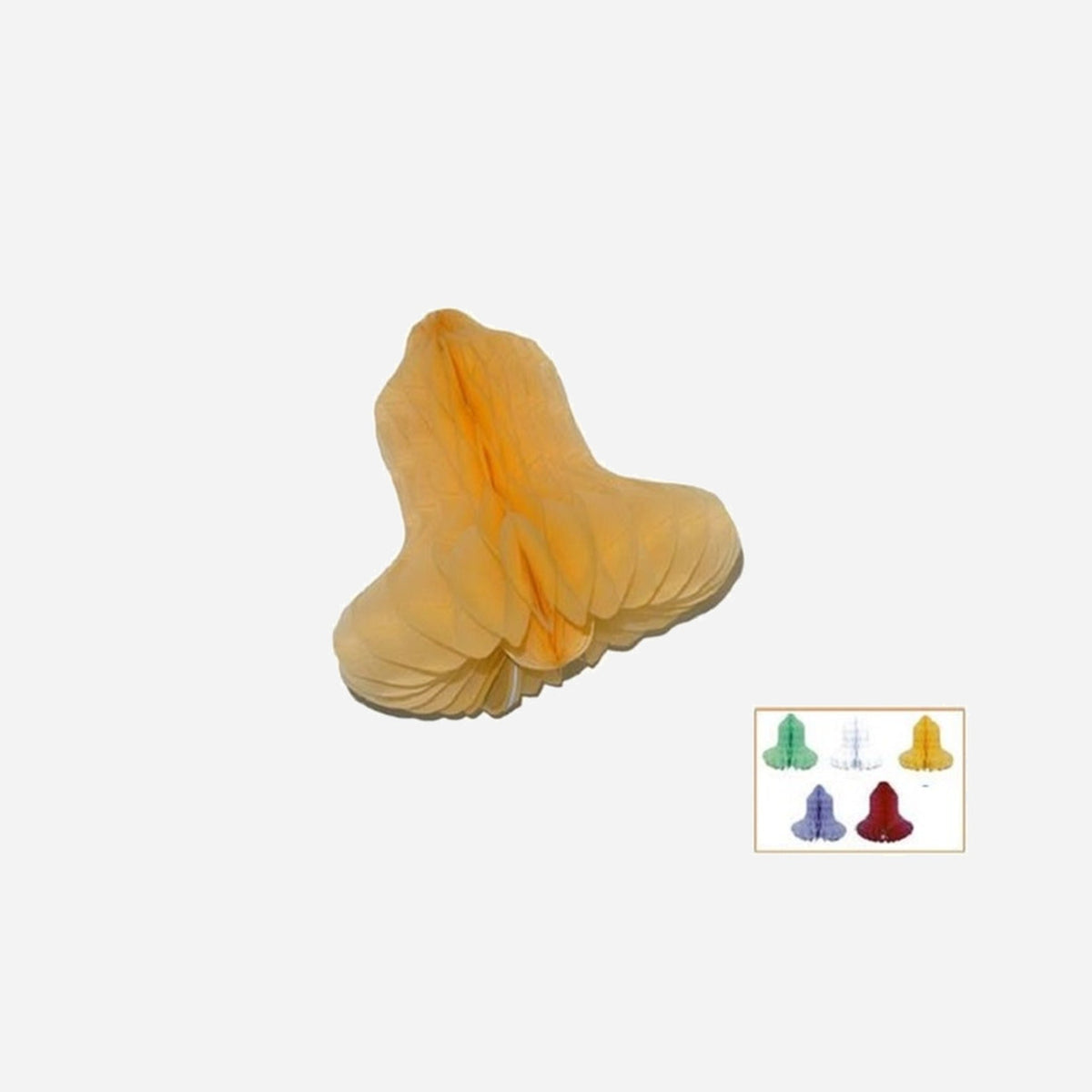 Décoration cloche de Pâques festonnée 41 cm