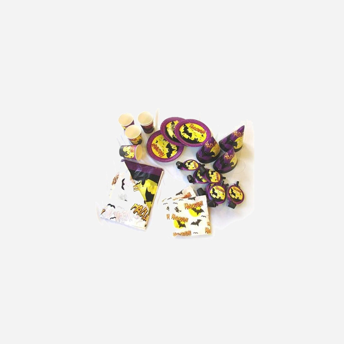 Kit party Halloween pour 6 personnes 31 pièces