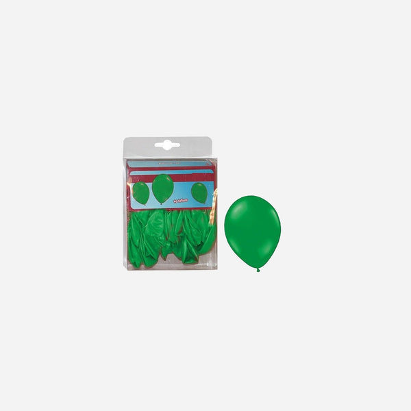 Lot de 40 ballons latex opaques vert 25 cm