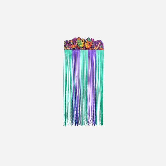 Décoration de porte Carnaval 180 × 76 cm