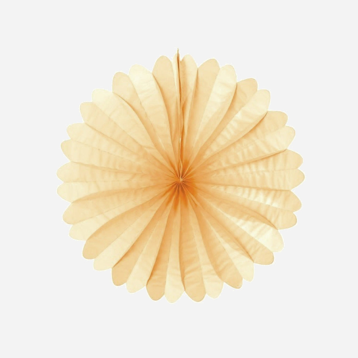 Décoration éventail saumon 66 cm