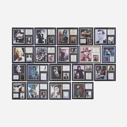 Cadre avec photos d'artistes de légende assorti 36 × 28 cm