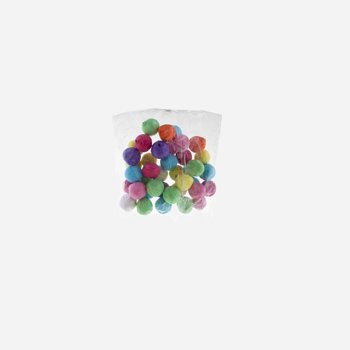 Sachet avec 40 mini boules ouate pour sarbacane