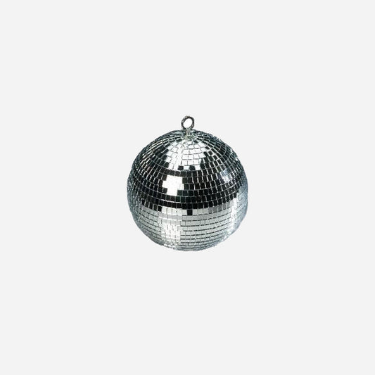 Boule à facettes argent 20 cm