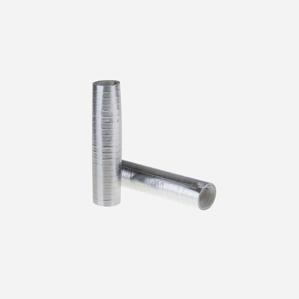 Lot de 2 rouleaux avec 20 serpentins argent