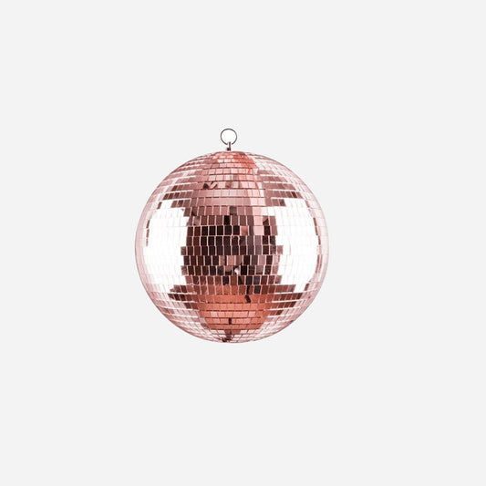Boule à facettes rose