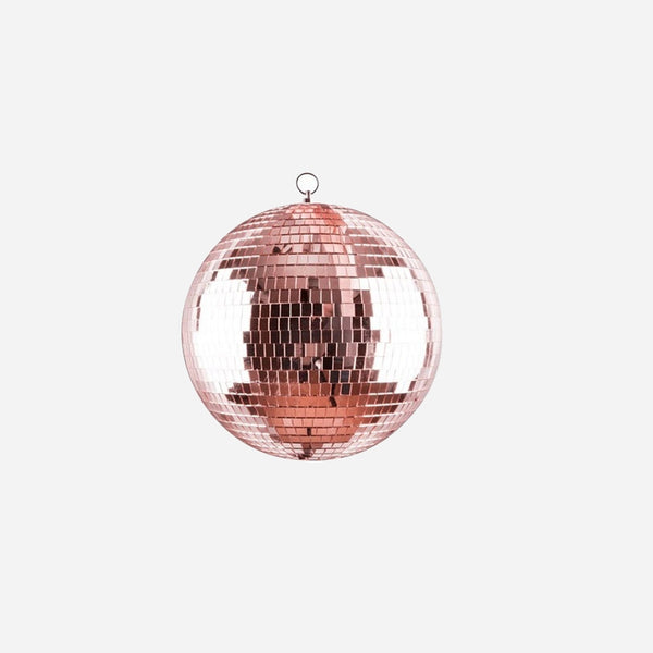 Boule à facettes rose