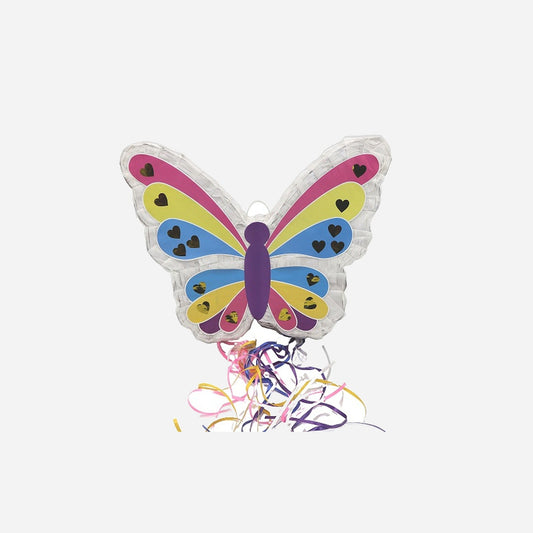 Pinata papillon multicolore 42 cm