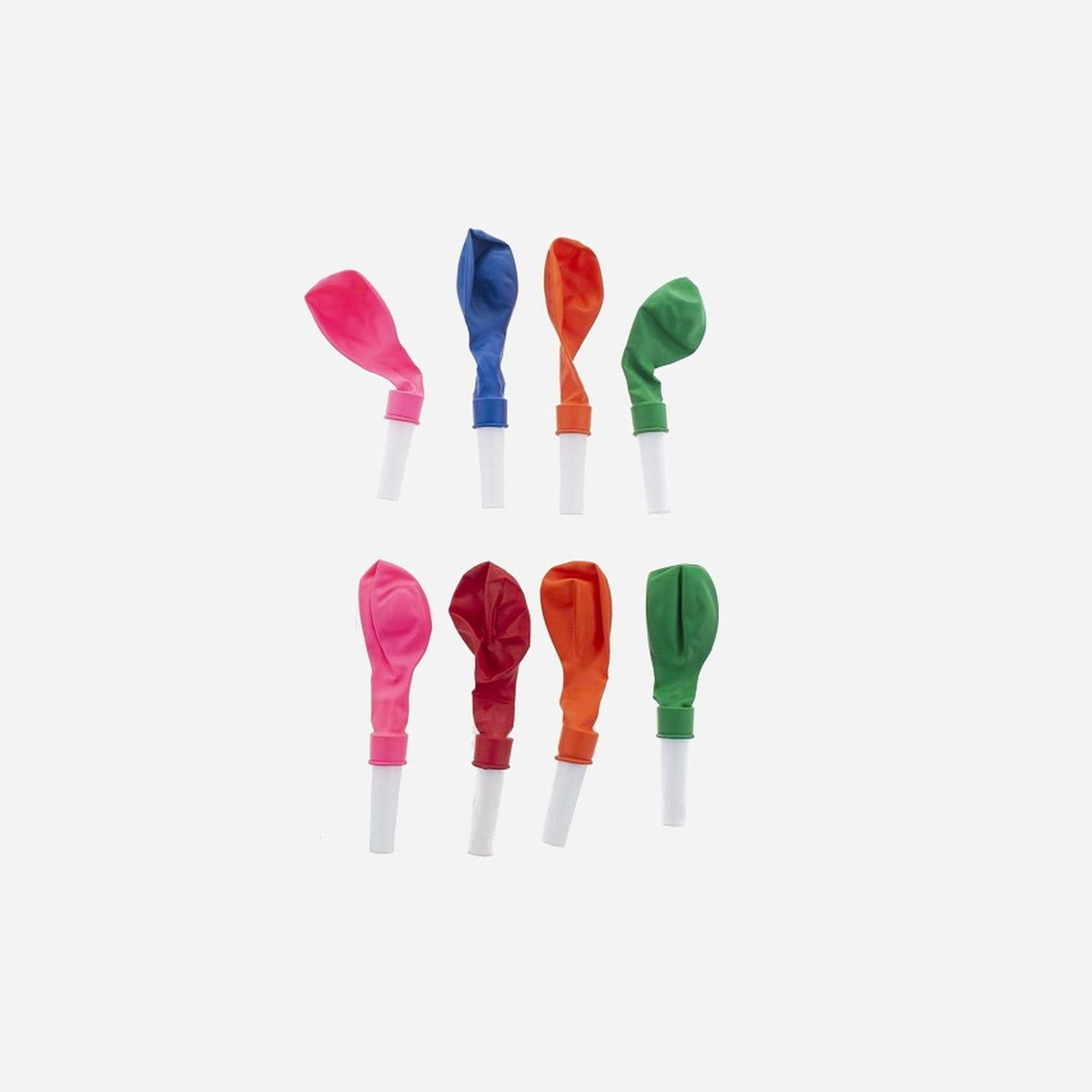 Lot de 8 sifflets avec ballon