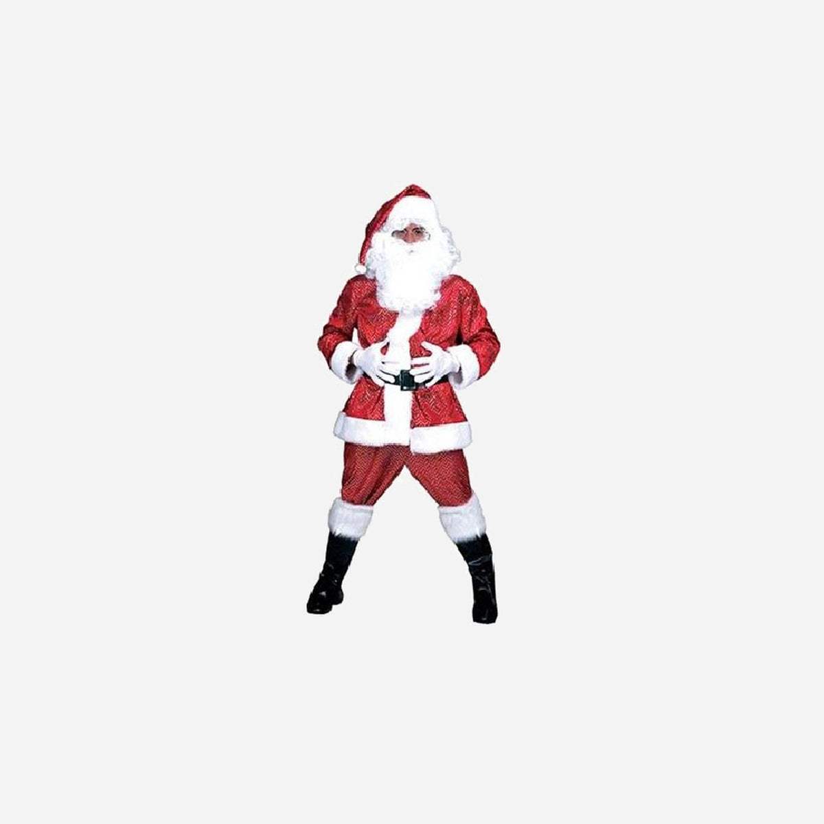 Déguisement de père Noël 4 pièces sequins