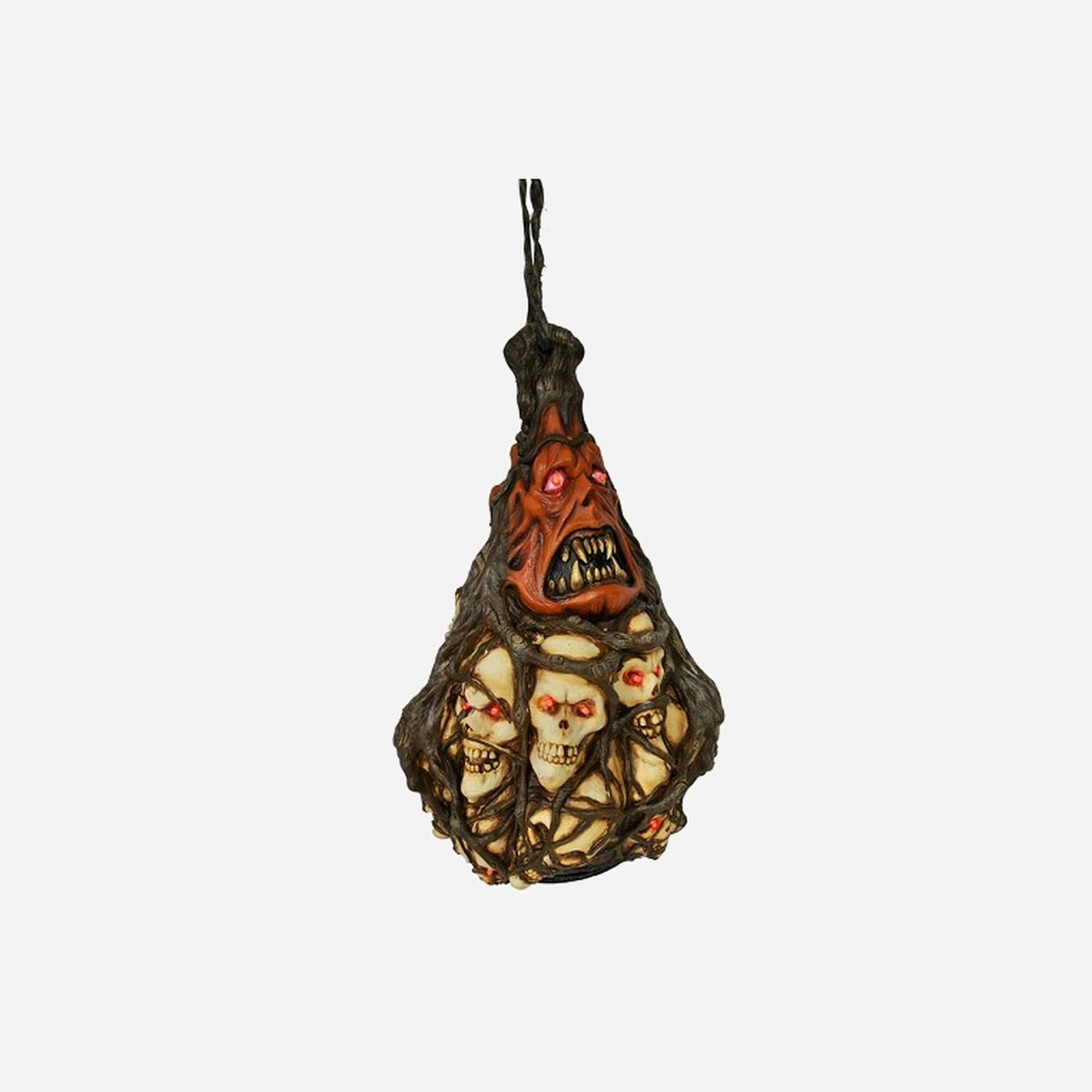 Suspension lumineuse crânes dans un sac 55 cm
