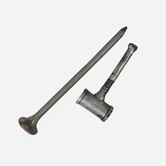 Marteau et burin 50 cm