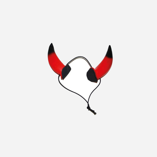 Cornes de diable soft rouge et noir