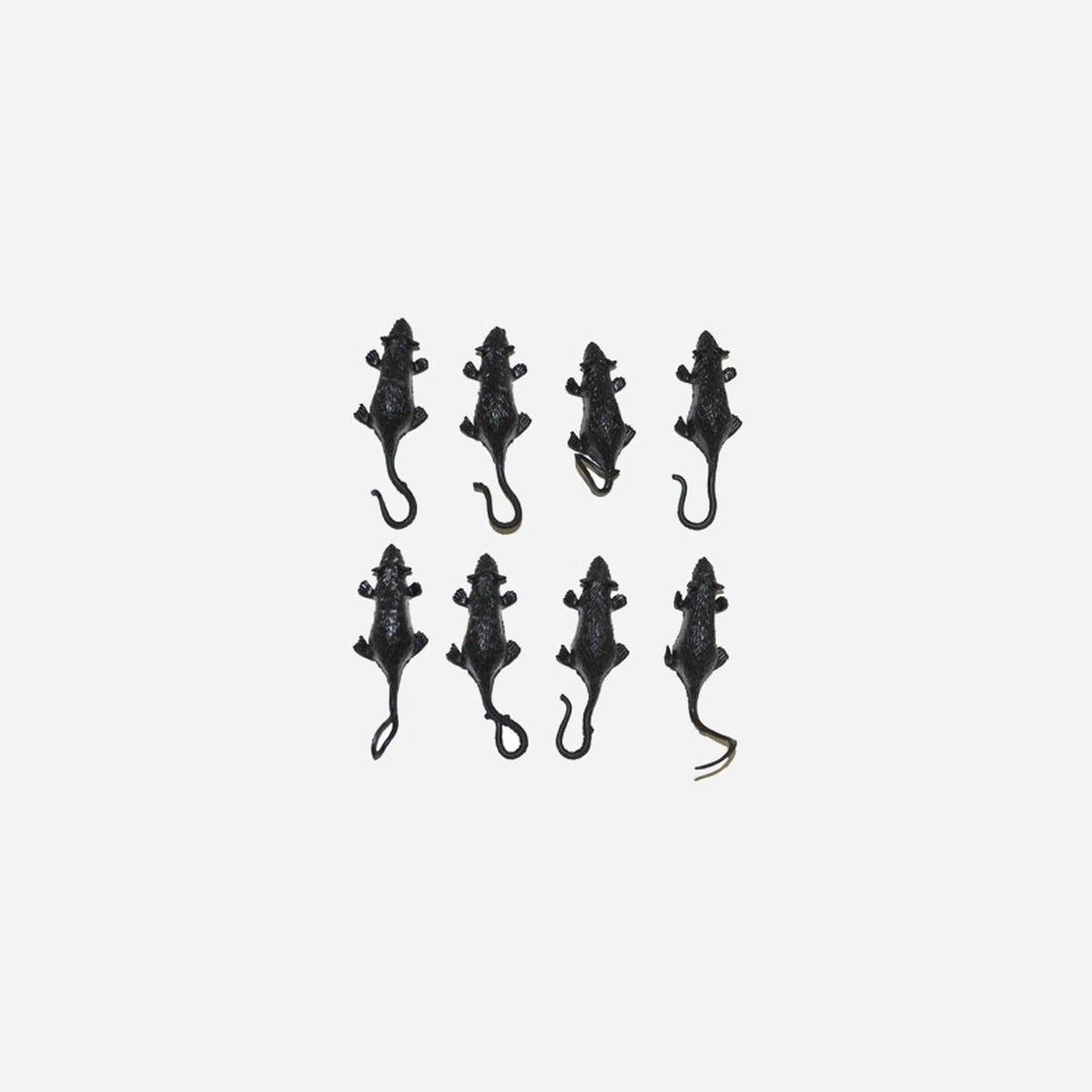 Lot de 8 rats 7 cm