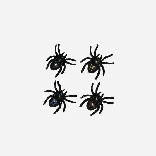 Lot de 4 araignées à ventouse 6 cm