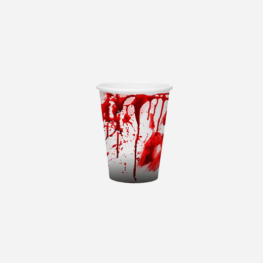Halloween lot de 8 gobelets en carton