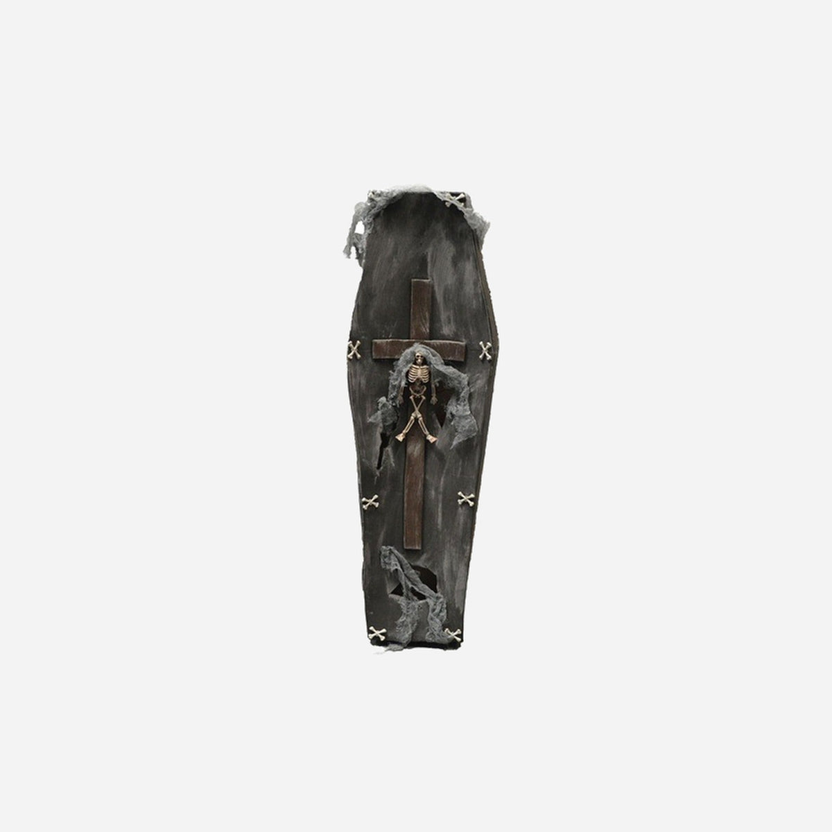 Décoration d'horreur cerceuil lumineux 70 cm