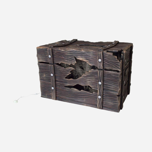 Coffre pirate sonore lumineux 48x31 × 30 cm