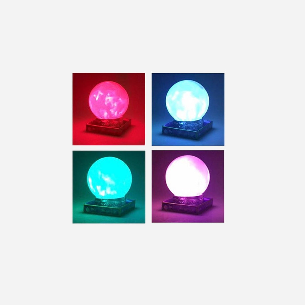 Boule de cristal sonore et lumineuse 24 cm