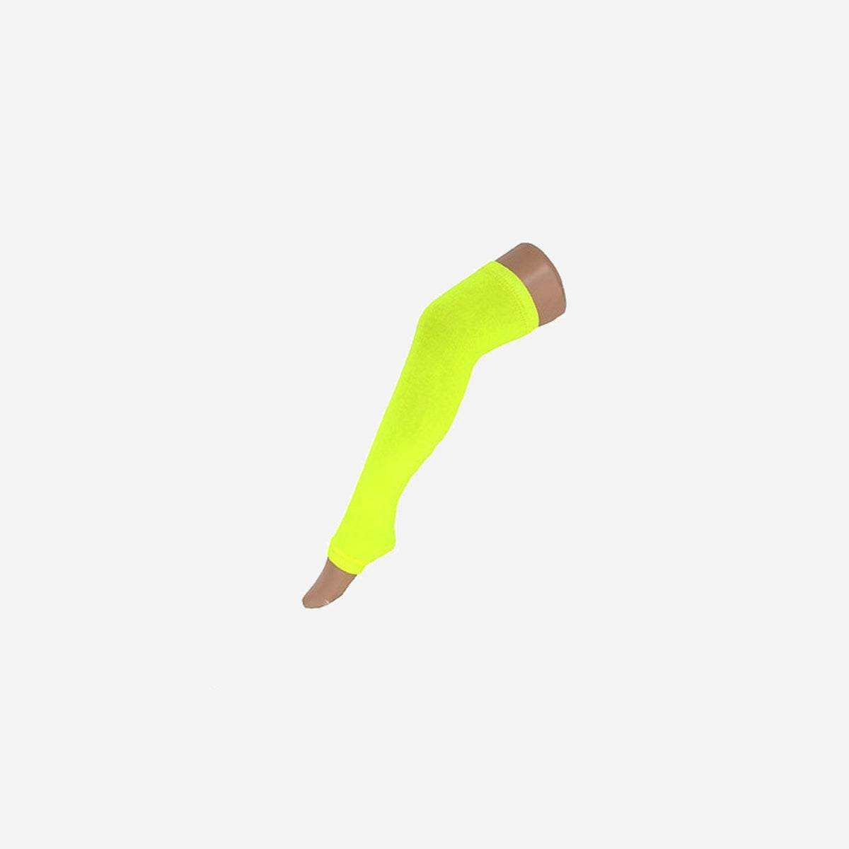 Paire de jambière néon fluo jaune 60 cm