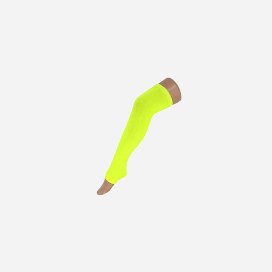 Paire de jambière néon fluo jaune 60 cm