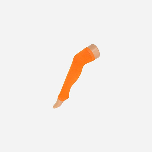 Paire de bas néon fluo orange 60 cm