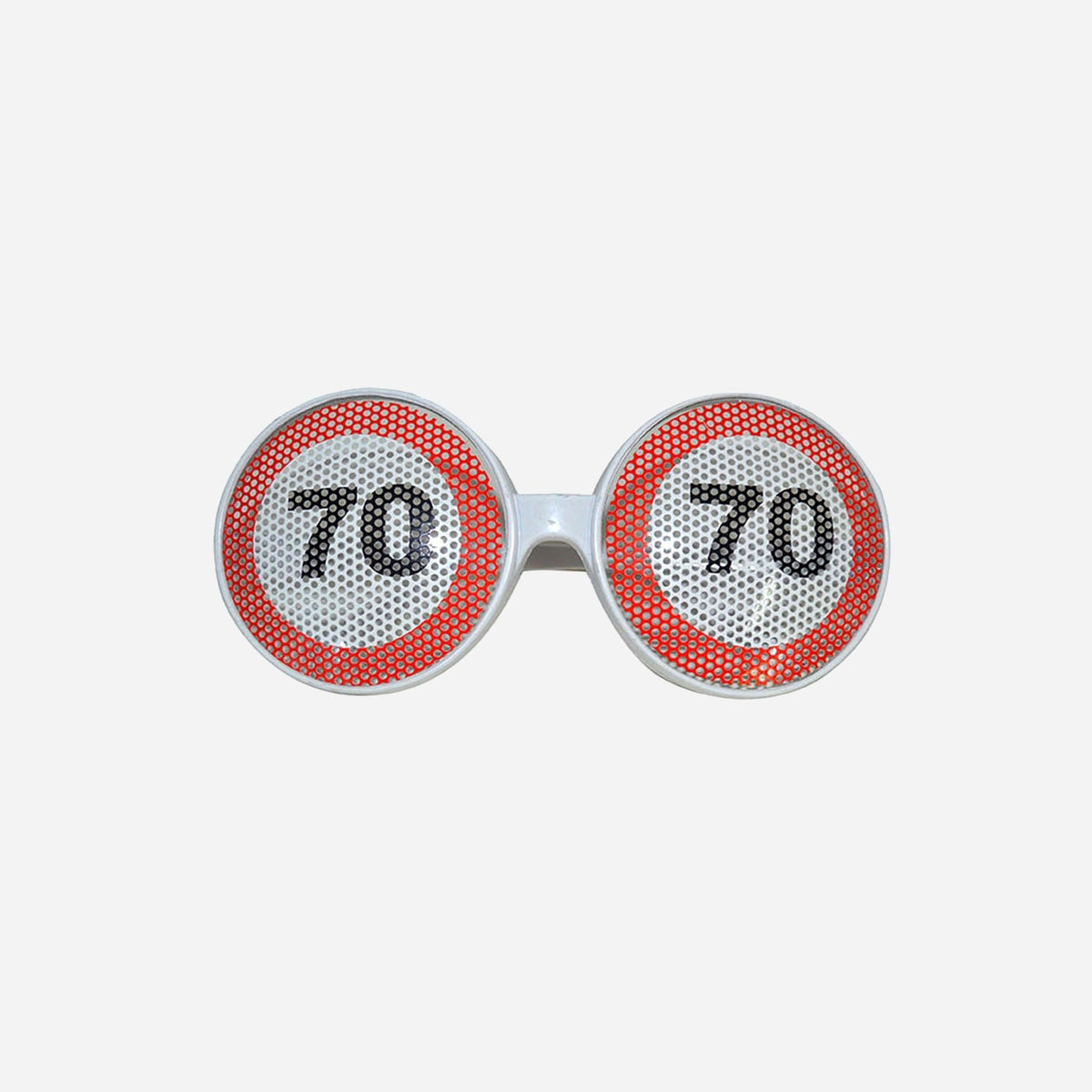 Lunettes gag grille 70 ans