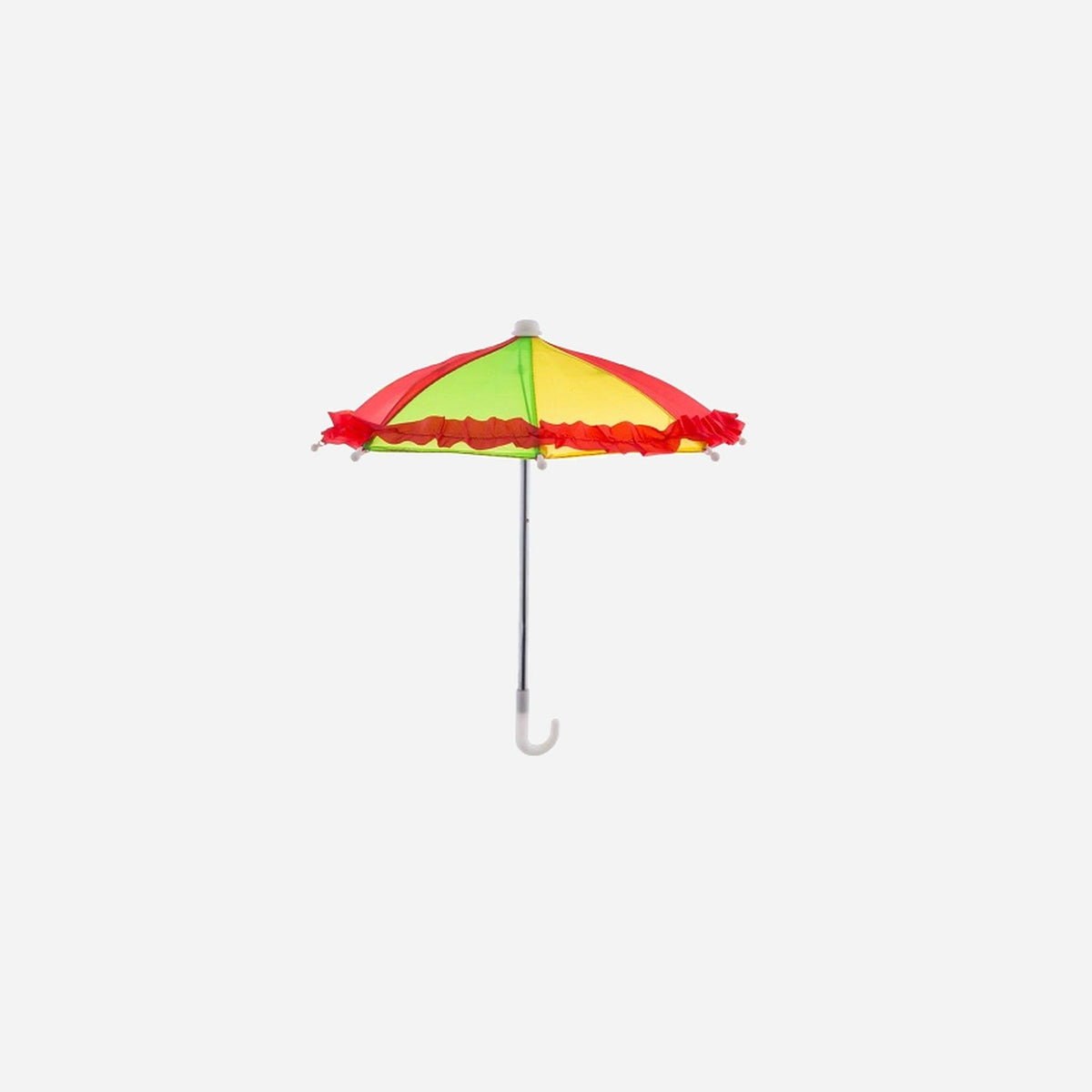 Parapluie clown jaune rouge vert 30 cm