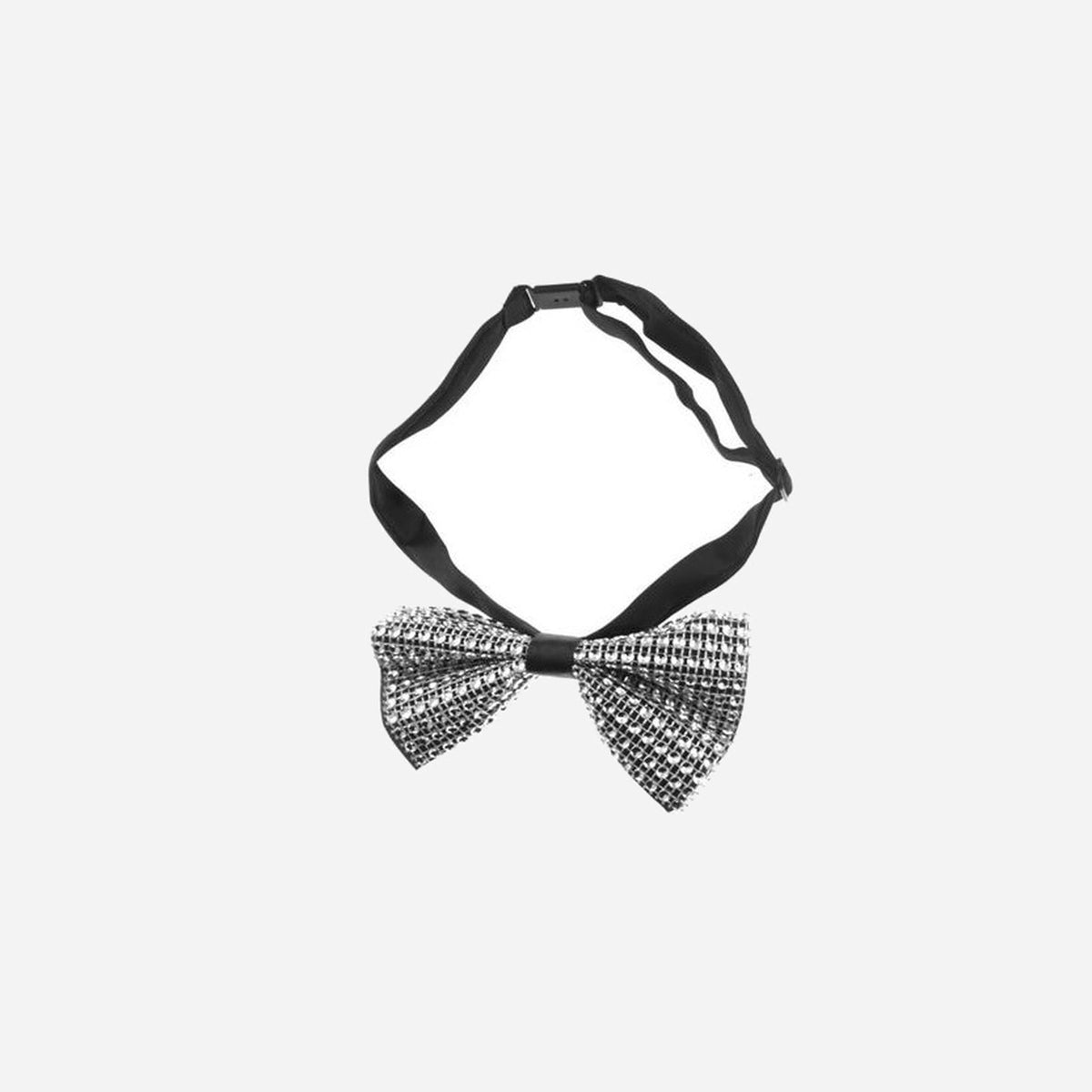 Noeud papillon à paillettes et strass luxe