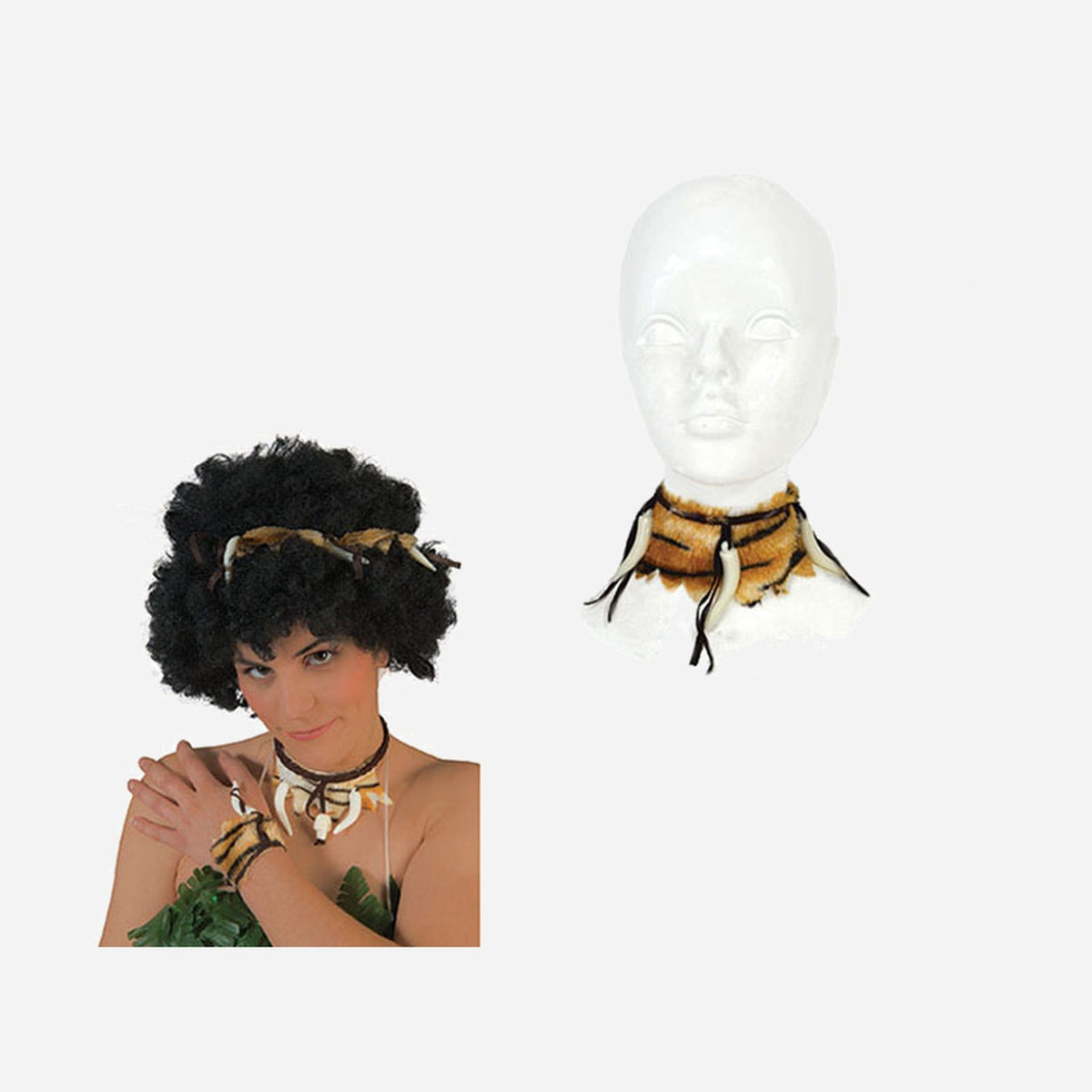 Collier peau de bête fantaisie
