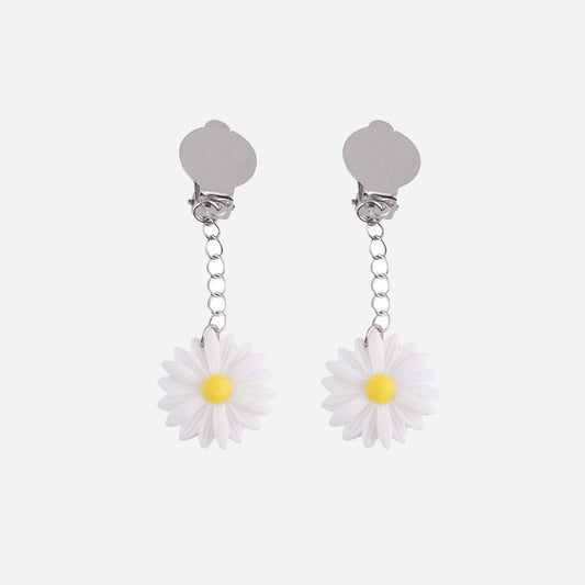 Boucles d'oreilles fleur marguerite